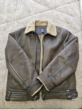 Chaps B3 Style Faux Shearling Jacket
